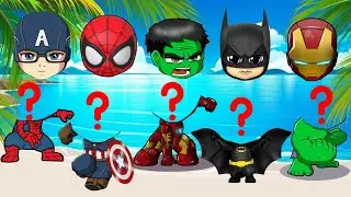 WRONG HEADS TOP SUPERHEROES | Superheroes with the Wrong Heads: Hilarious Mix-Up!