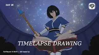 Day 25 - Daily Drawing - Timelapse Drawing Illustration