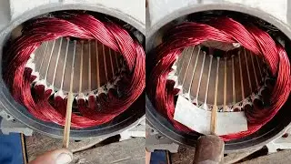 Motor Rewinding Tutorial | 2 HP Three Phase 24 Slot Motor
