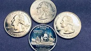 1.5 Billion US 2000 Virginia Quarters Minted - United States Coins