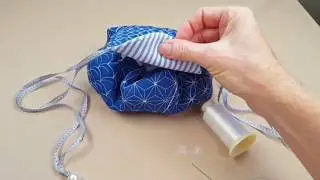 How to Make a Japanese Sashiko Circle Bag