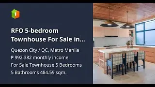 RFO 5-bedroom Townhouse For Sale in Orchid Estates by TransPhil in Quezon City