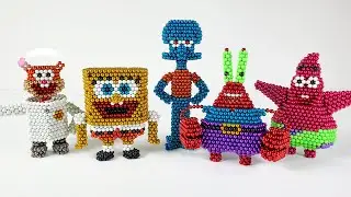 SpongeBob friends out of magnets! 스폰지밥 친구들