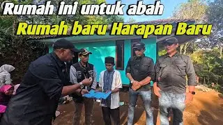 Serah terima rumah untuk bah surya langsung oleh tim dari donatur