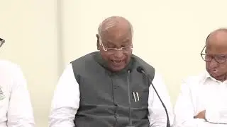 LIVE: Press briefing by Opposition parties' leaders at 10, Rajaji Marg, New Delhi.
