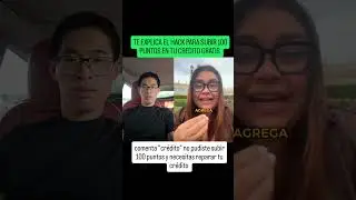 Ella explica el hack para subir 100 puntos en tu cr&eacute;dito gratis, comenta cr&eacute;dito si tienes mal cr&eacute;di