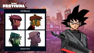 tocando DARE (Gorillaz) Keytar (Fortnite Festival)