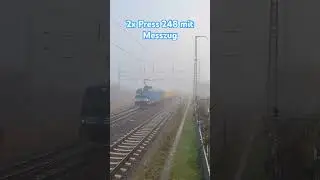 2x Press 248 mit Messzug#trainspotting #dualmode #vectron #railtrack #train #railfan #railway #rail