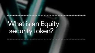 What is an Equity security token?