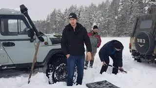 Опять сломал шрус.Непройденный маршрут.УАЗ 3153 