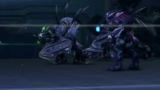 Halo 1 Elite Campaign UNSC Attack Ai Battle
