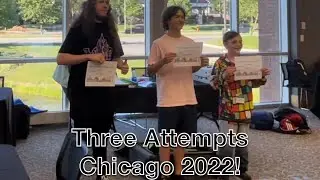 Three Attempts Chicago 2022 Cubing Competition! (Vlog)
