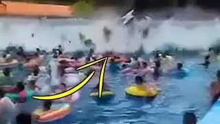 Faulty wave machine triggers &lsquo;tsunami&rsquo; at China water park, frightening video goes viral