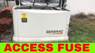 Generac Home Generator Tour, And How To Access The Fuse