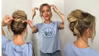DIY Cute Updo! 🩵