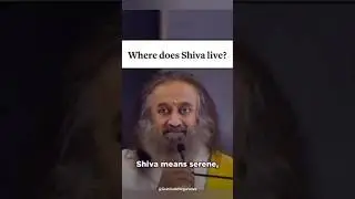 Where does SHIVA live?A talk by pujya @gurudev ji #shiva #wisdomtalk #shrawan #srisrireels