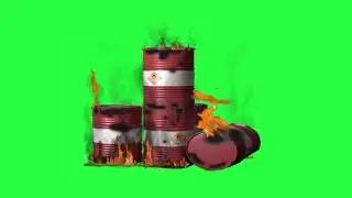 Action Green Screen Fire Footage
