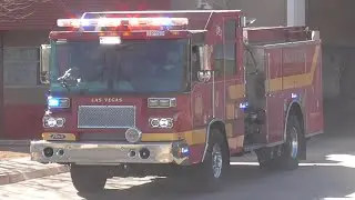 Las Vegas Fire & Rescue Engine 8 (Reserve) Responding 1/17/2025