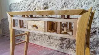 How to build original hall table - DIY - Festool Domino joinery