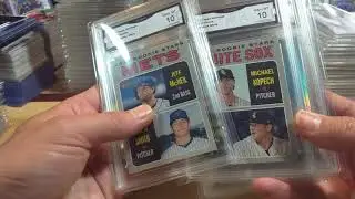 GMA return submission results. Take a look at the sweet 10 slabbed cards!