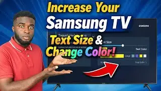 Samsung Tv Text Too Small? How to Zoom Home Screen Text & Change Colors 