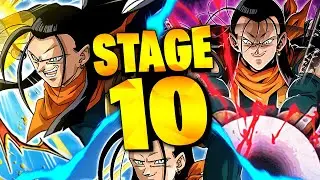 GT HEROES! STAGE 10! LR TEQ SUPER 17'S EZA EVENT! (Dokkan Battle)