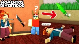 SOY INVISIBLE en MURDER MISTERY 2 y NADIE ME VE 😮&zwj;🔥 Roblox