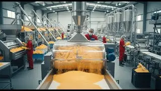 Inside the Corn Processing Factory: From Fresh Corn to Packaged Cornmeal (Full Process)