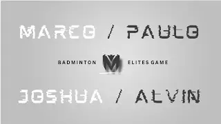 Badminton 2024 | Feb 4 | Marco Paulo vs Joshua Alvin Final Game