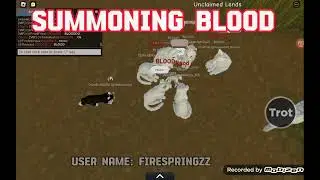 spawning blood in wcue!  || joining a npc hunt.|| PUBLIC SERVER