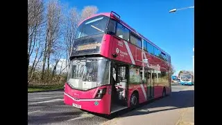 Ride on Metro Streetdeck Hydroliner 3435