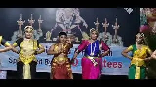 Women's  Group dance on  south indian song dance stage special pooja program by DoD in Ayyappa.
