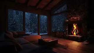 ❄️ Healing Winter Piano Music | Gentle Night Ambience for Anxiety Relief & Better Sleep 🌙