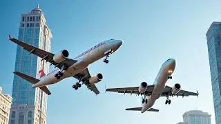 Two Flights takeoff from different airports.Indigo a320 and Air India takeoff