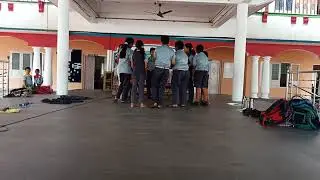 A skit based on the theme Honesty performed by the students of Hindi club .