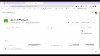 Use Classroom Analytics in Classroom (Google Classroom)