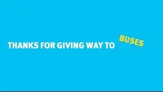 Thanks for giving way to buses - #ThanksQLD