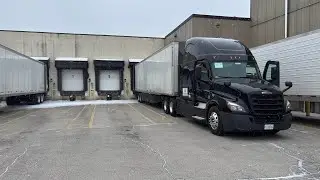 PU/DELIVERING 1ST LOAD | GOT CAUGHT IN A BLIZZARD. #owneroperator #trucking #longhaultrucker 