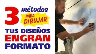 3 m&eacute;todos para dibujar en gran formato (tu logo & letras) sobre pared