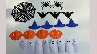 Halloween decorations ￼with paper ✨ Easy Paper Cutting DIY 
