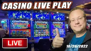 🔴 TESTING MY LUCK AGAIN! LIVE AT THE CASINO ➜ 10/26/2022