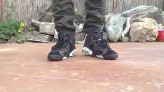 jordan 6 lakers on feet