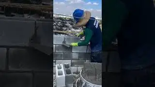 ASMR BRICKLAYING SATISFYING 357 #realestate