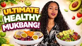 &ldquo;ASMR Pistachio Avocado Salad 🥗🥑& Fruit Bowl Mukbang | Day 28 Raw Diet Sounds&rdquo;