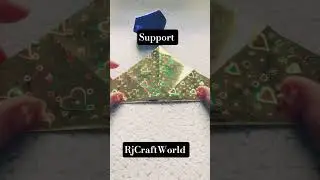 How to make a Attractive Prism With Folding Paper Step by step . #paperfolding #origamipaper #shorts
