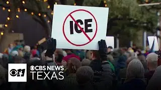 Hundreds call for ICE to leave communities during protest in downtown Fort Worth