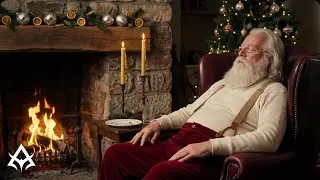 Sleeping Santa by the Fire | Christmas Cinematic Music
