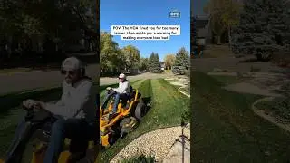 The HOA is at it again&hellip; #lawn #grass #diy