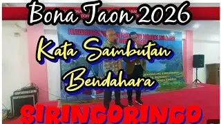 Kata Sambutan Bendahara || N.A. Pardede, SE, MW / br. Siringoringo