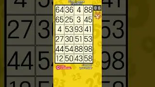 Hide & Seek Numbers 👀 Find the Same Numbers 1108 #brainteaser #braintraining
